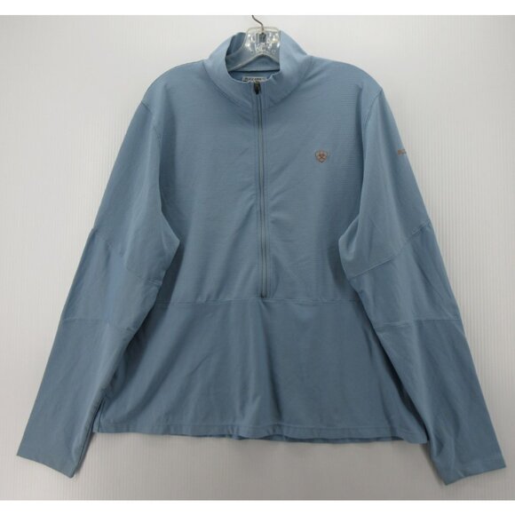 Ariat Sweatshirt XL Buzz Off Insect Repellent 1/2 Zip Performance * - Picture 1 of 15